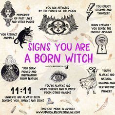 Signs that you are a witch
